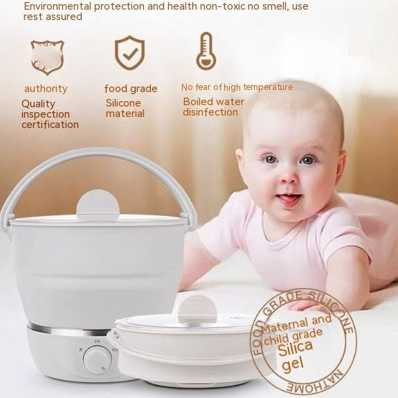 Discover the Ultimate Cooking Companion: Portable Travel Folding Electric Cooker