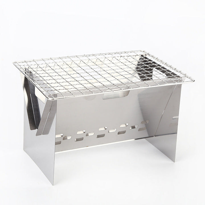 Experience the Joy of Outdoor Cooking with Our Stainless Steel Flat Card Barbecue Grill