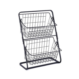 Transform Your Kitchen with the Multilayer Spice Rack Fruit Storage