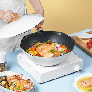 Elevate Your Cooking with the Wok Cooking Pot Household Maifan Stone