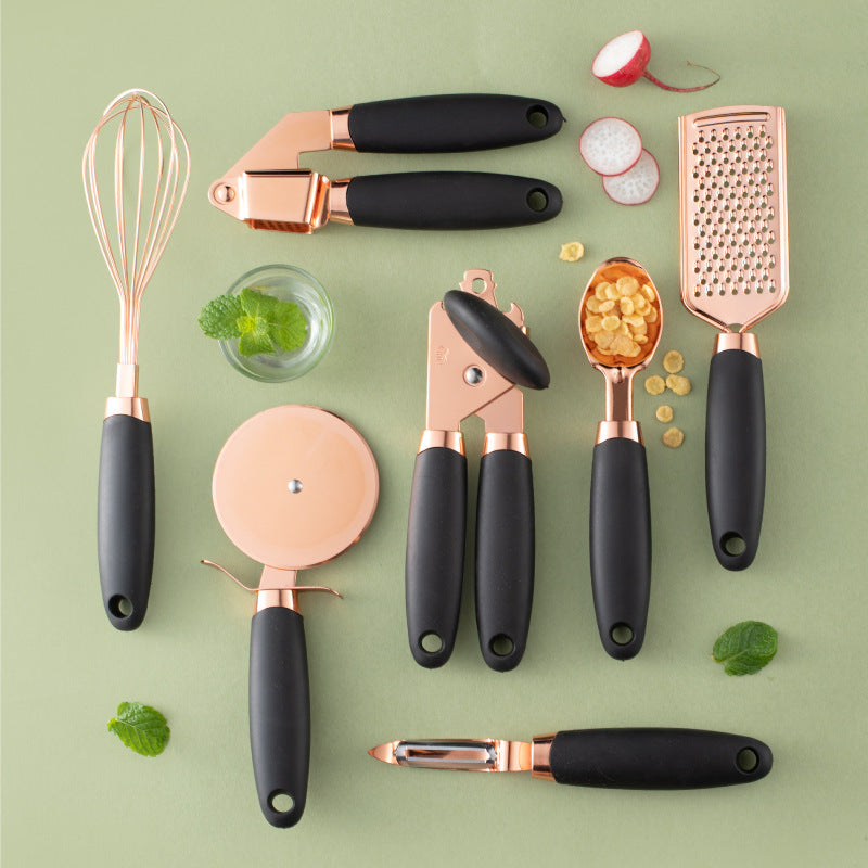 Transform Your Kitchen with the Kitchen Household Peeler Gadget Copper Plating Set