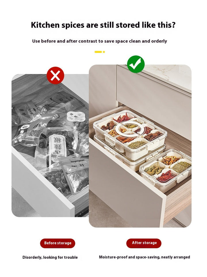 Transform Your Kitchen with the Spice Storage Box