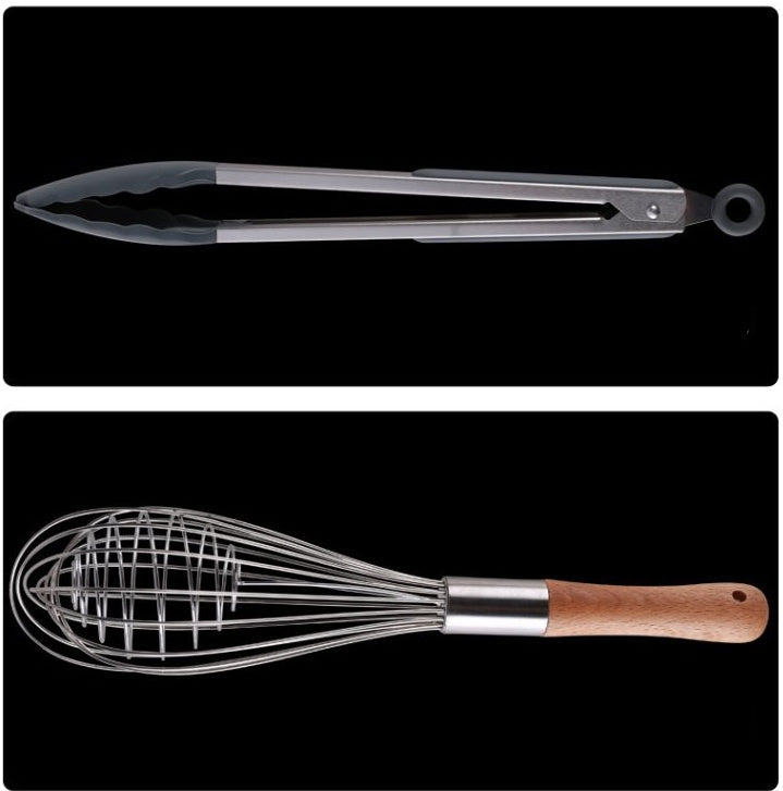Transform Your Cooking Experience with Our Wooden Handle Silicone Kitchen Utensils