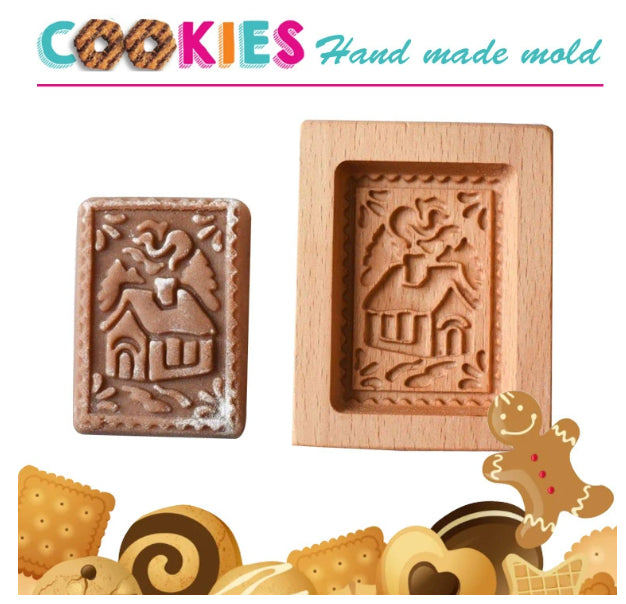 Christmas Cookie Cutter-Provance Rose Cookie Stamp