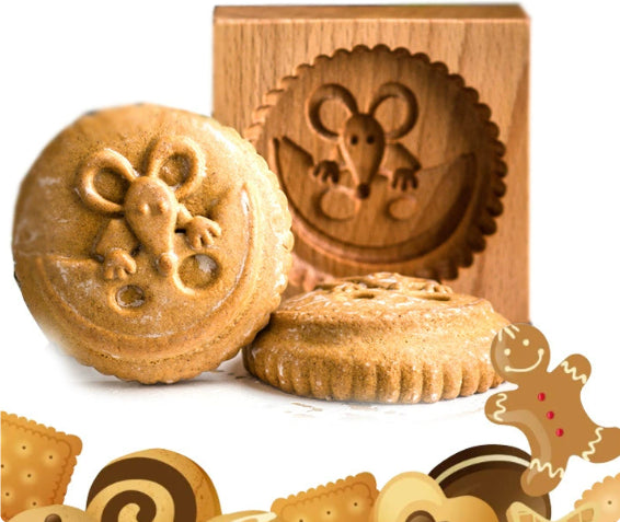 Christmas Cookie Cutter-Provance Rose Cookie Stamp