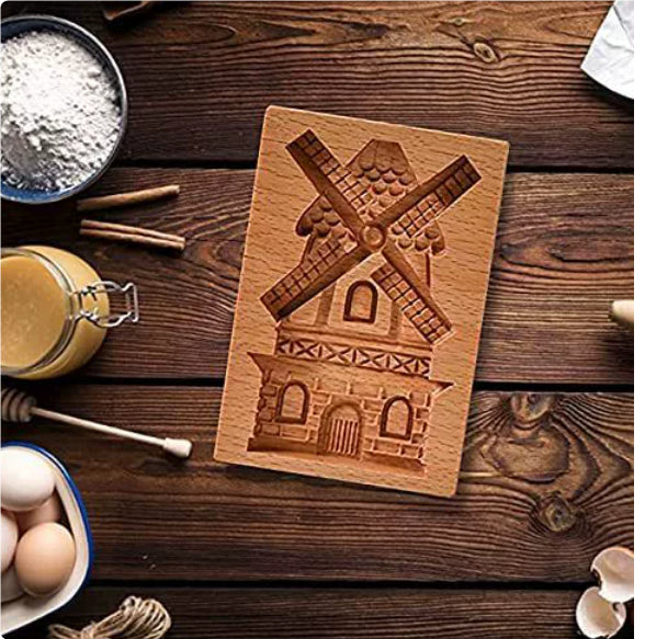 Christmas Cookie Cutter-Provance Rose Cookie Stamp