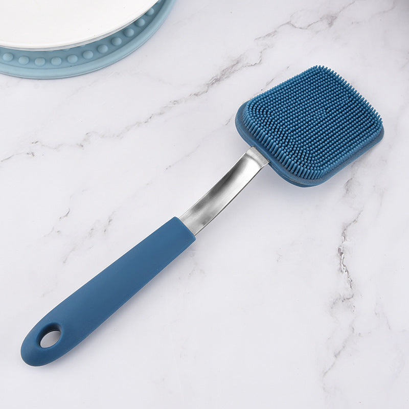 Kitchen Hanging Silicone Cleaning Kitchen Oil Removing Handle Dish Brush