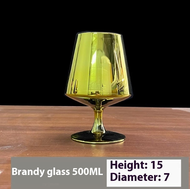 Wine Utensils Electroplated Cups Golden Glasses