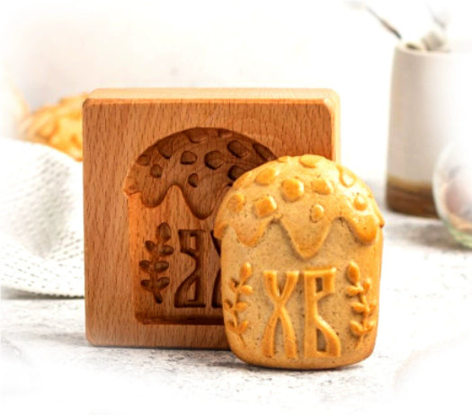 Christmas Cookie Cutter-Provance Rose Cookie Stamp