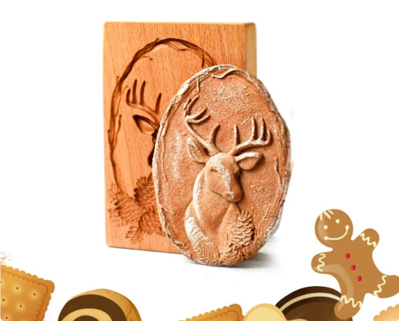 Christmas Cookie Cutter-Provance Rose Cookie Stamp