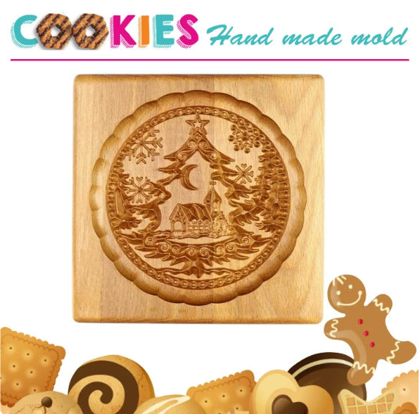 Christmas Cookie Cutter-Provance Rose Cookie Stamp