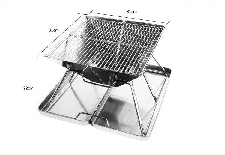 Outdoor Barbecue Grill Portable Foldable