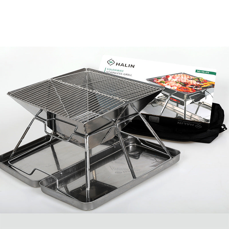 Outdoor Barbecue Grill Portable Foldable