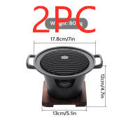 Mini BBQ Grill Alcohol Stove