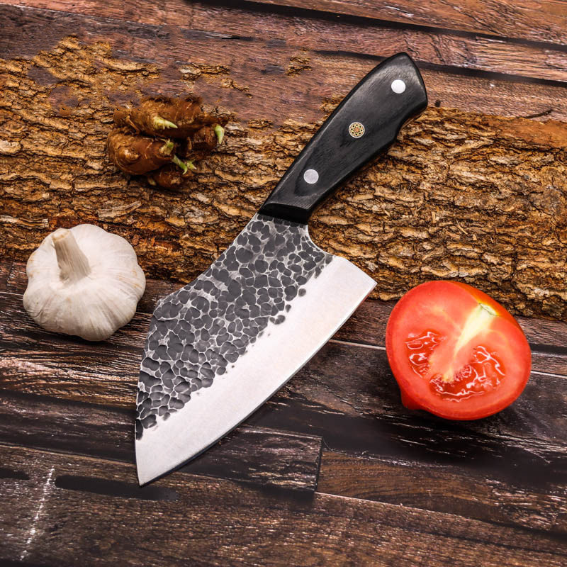 Hand Hammered Kitchen Knife Stainless Steel