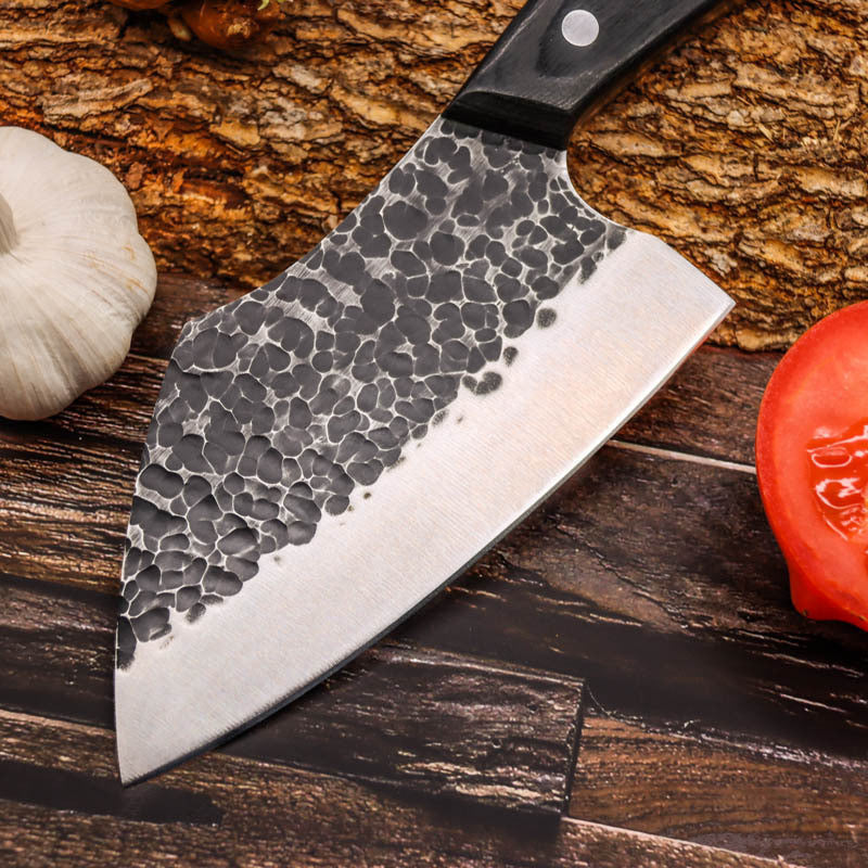 Hand Hammered Kitchen Knife Stainless Steel