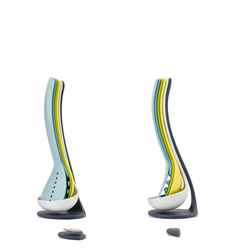 6Pcs Non-stick Cookware Set Heat