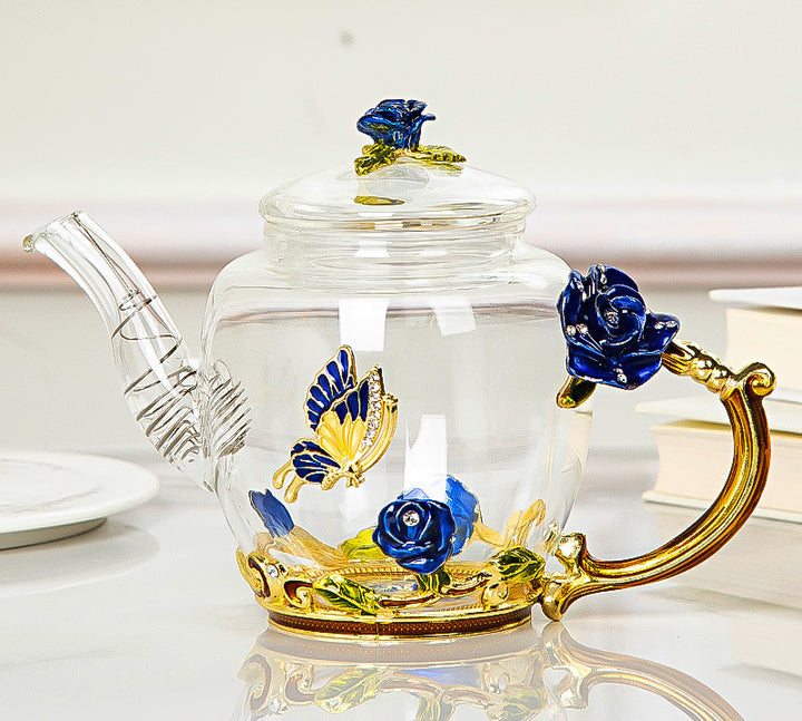 Heat-resistant Glass Teapot Simple Tea Set