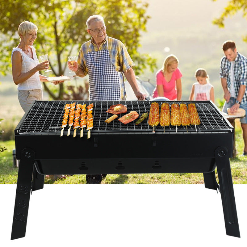 Stainless Steel Folding Barbecue Grill