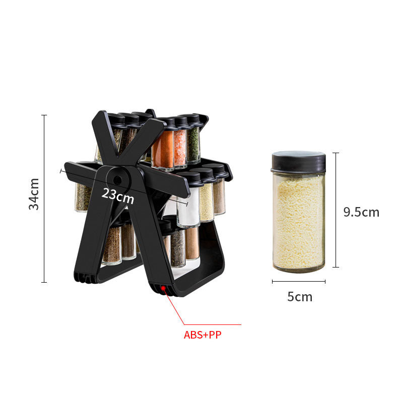 Rotating Ferris Wheel Seasoning Rack