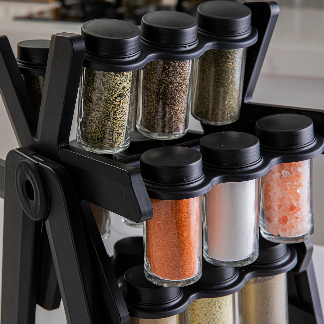 Rotating Ferris Wheel Seasoning Rack