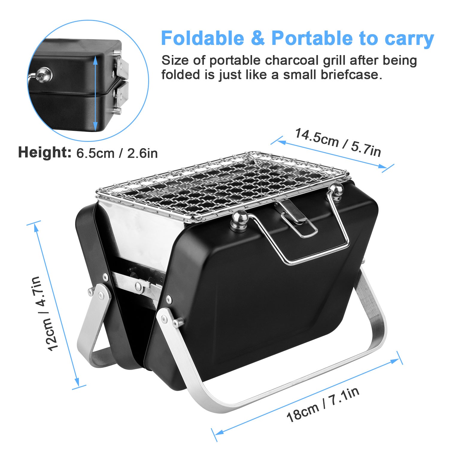 Mini Barbecue Grill Outdoor Folding Portable