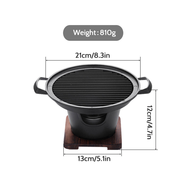 Mini BBQ Grill Alcohol Stove