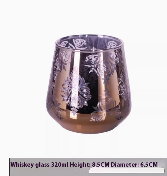 Wine Utensils Electroplated Cups Golden Glasses