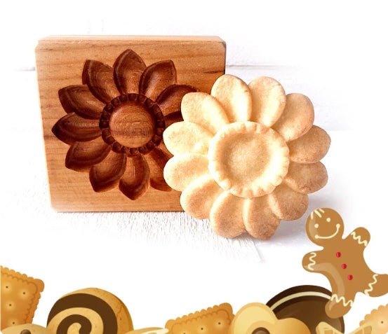 Christmas Cookie Cutter-Provance Rose Cookie Stamp