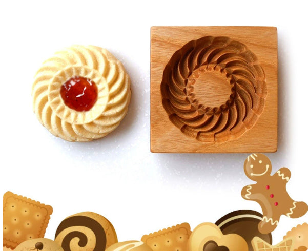 Christmas Cookie Cutter-Provance Rose Cookie Stamp