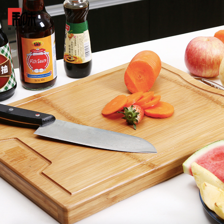 Whole bamboo bamboo carbonization process cutting board cutting board