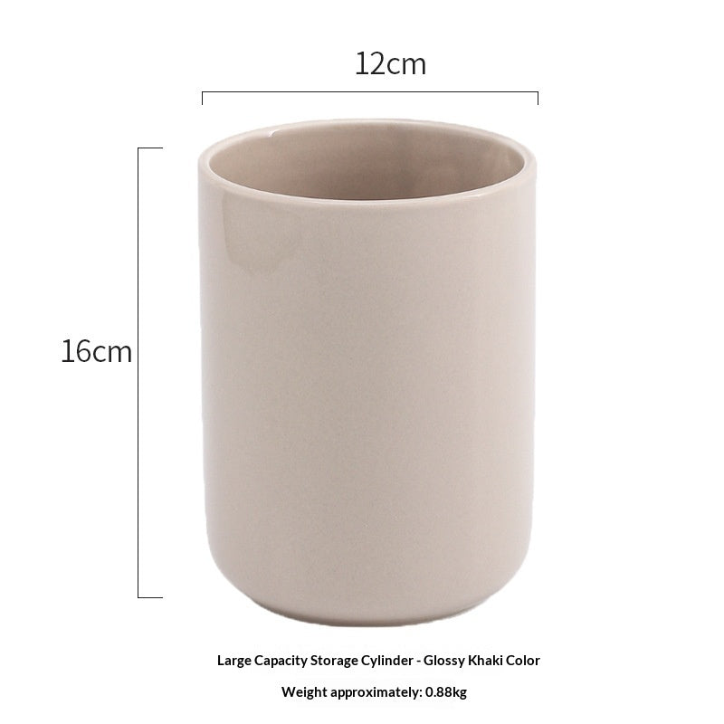 Kitchen Utensil Spatulas And Ladles Ceramic Storage Container