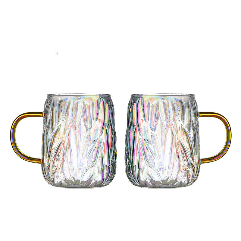 Coffee Glass Hanging Ear Cup Couple Water