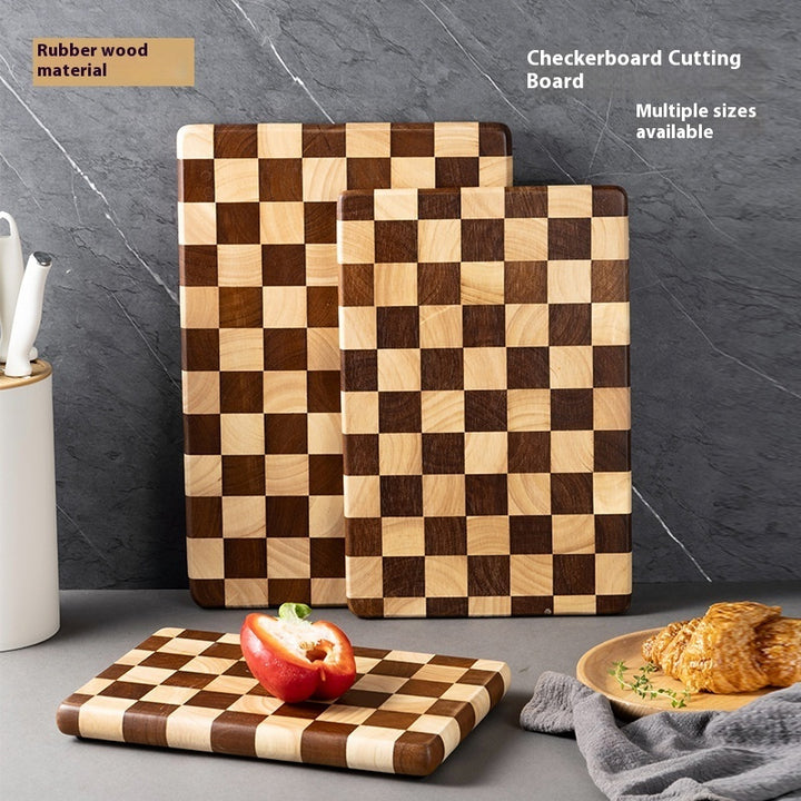 Household Rubber Wooden Cutting Board Solid Wood And Thickened Cutting Board