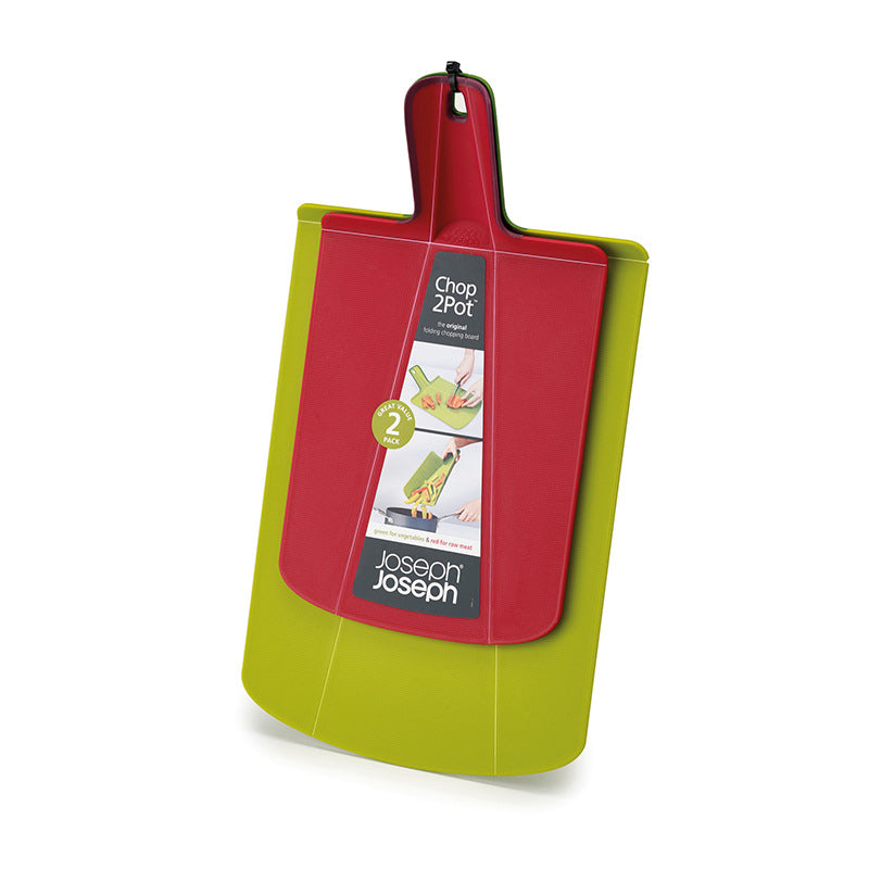 Household cutting board foldable plastic cutting board