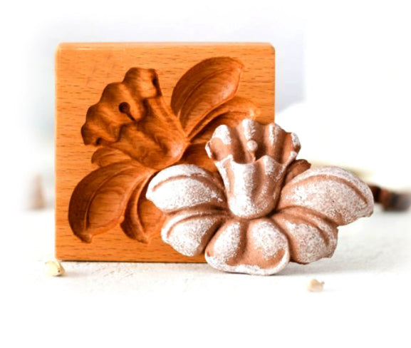 Christmas Cookie Cutter-Provance Rose Cookie Stamp