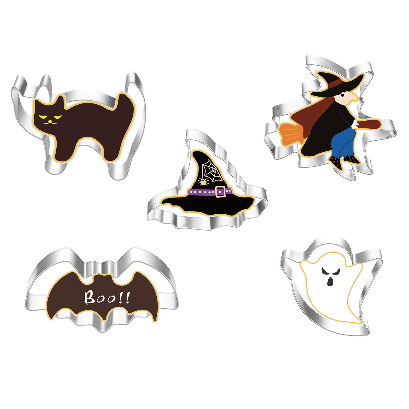 Stainless Steel Cookie Cutter Halloween Wizard Suit