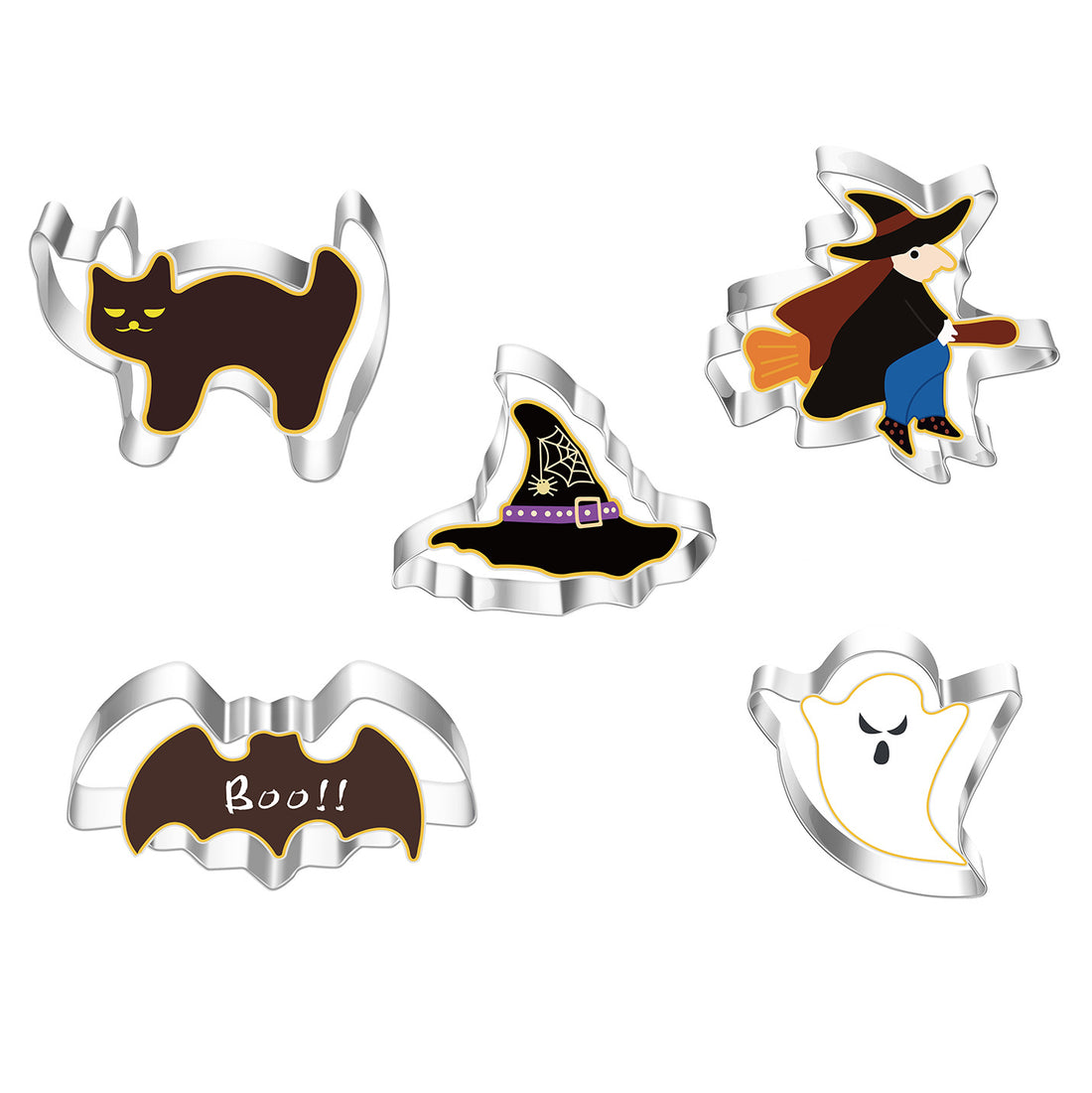 Stainless Steel Cookie Cutter Halloween Wizard Suit