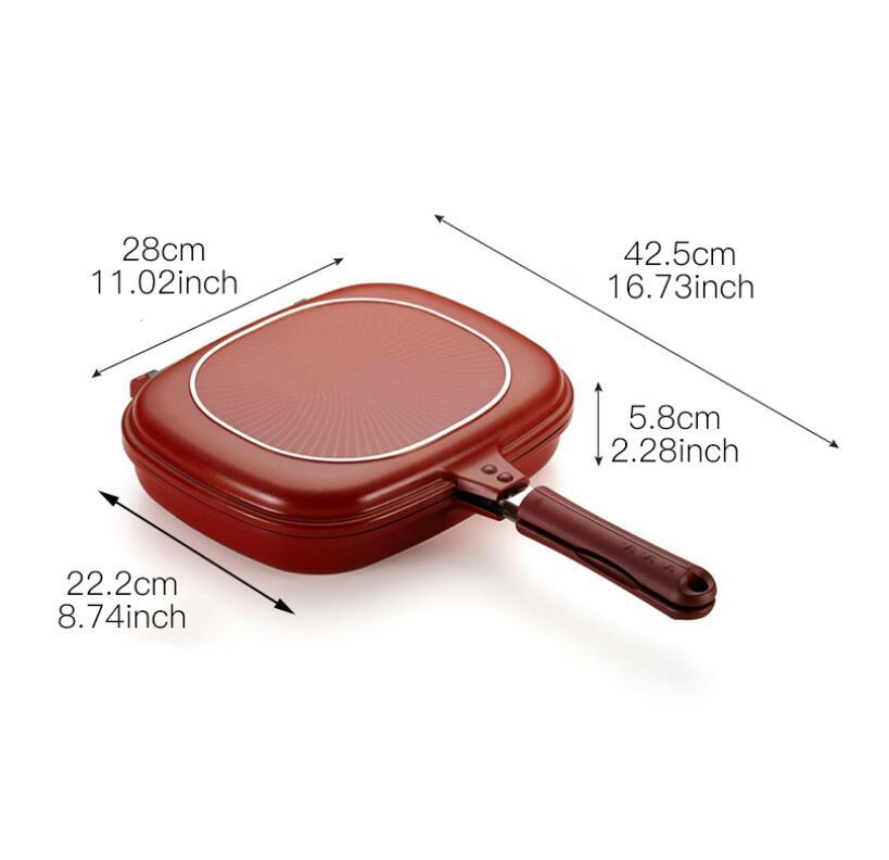 Double Side Non-stick Flip Frying Pan