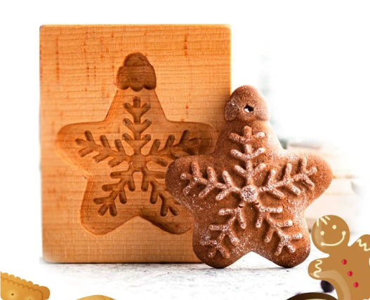 Christmas Cookie Cutter-Provance Rose Cookie Stamp