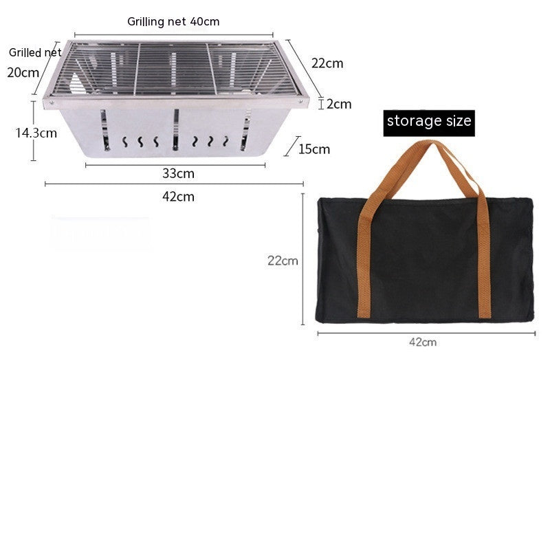 Outdoor Folding BBQ Grill Small Size
