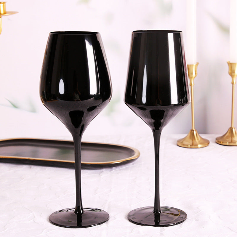 Household Black Crystal Glasses