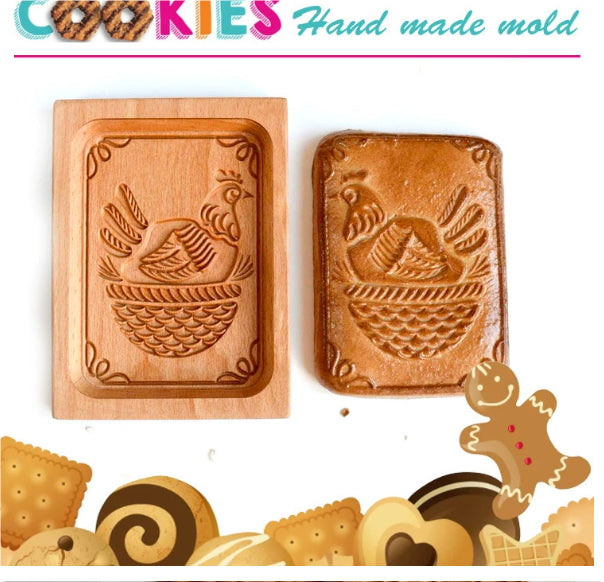 Christmas Cookie Cutter-Provance Rose Cookie Stamp