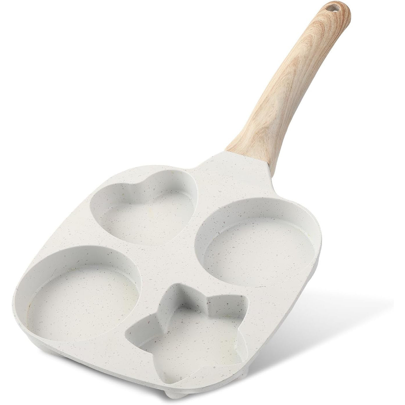 Holes Creative Heart Egg Frying Pan