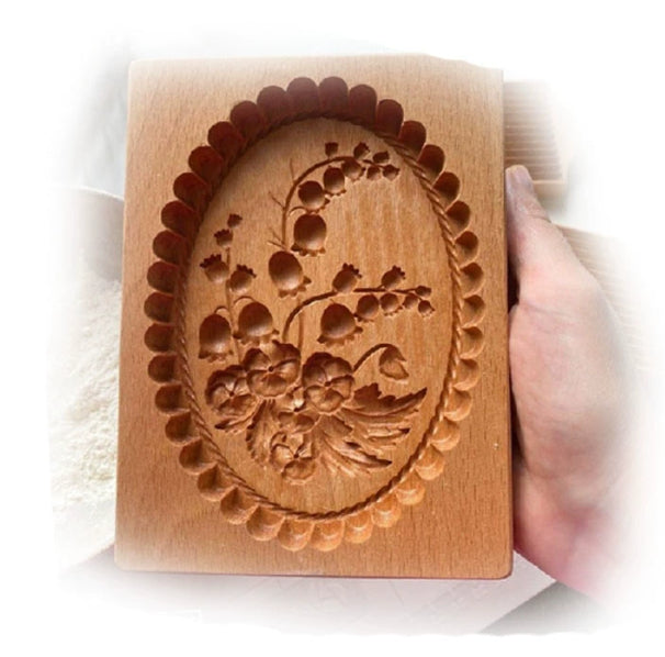 Christmas Cookie Cutter-Provance Rose Cookie Stamp