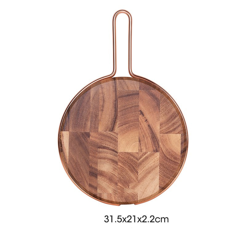Solid wood steak cutting board