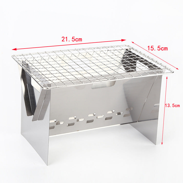 Stainless Steel Flat Card Barbecue Grill