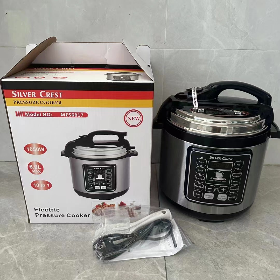 Multifunctional Cooking Stew 6L Automatic Electric Pressure Cooker