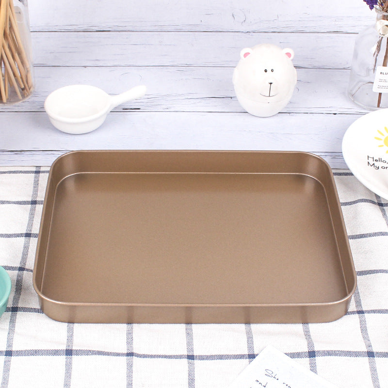 Rectangular baking tray