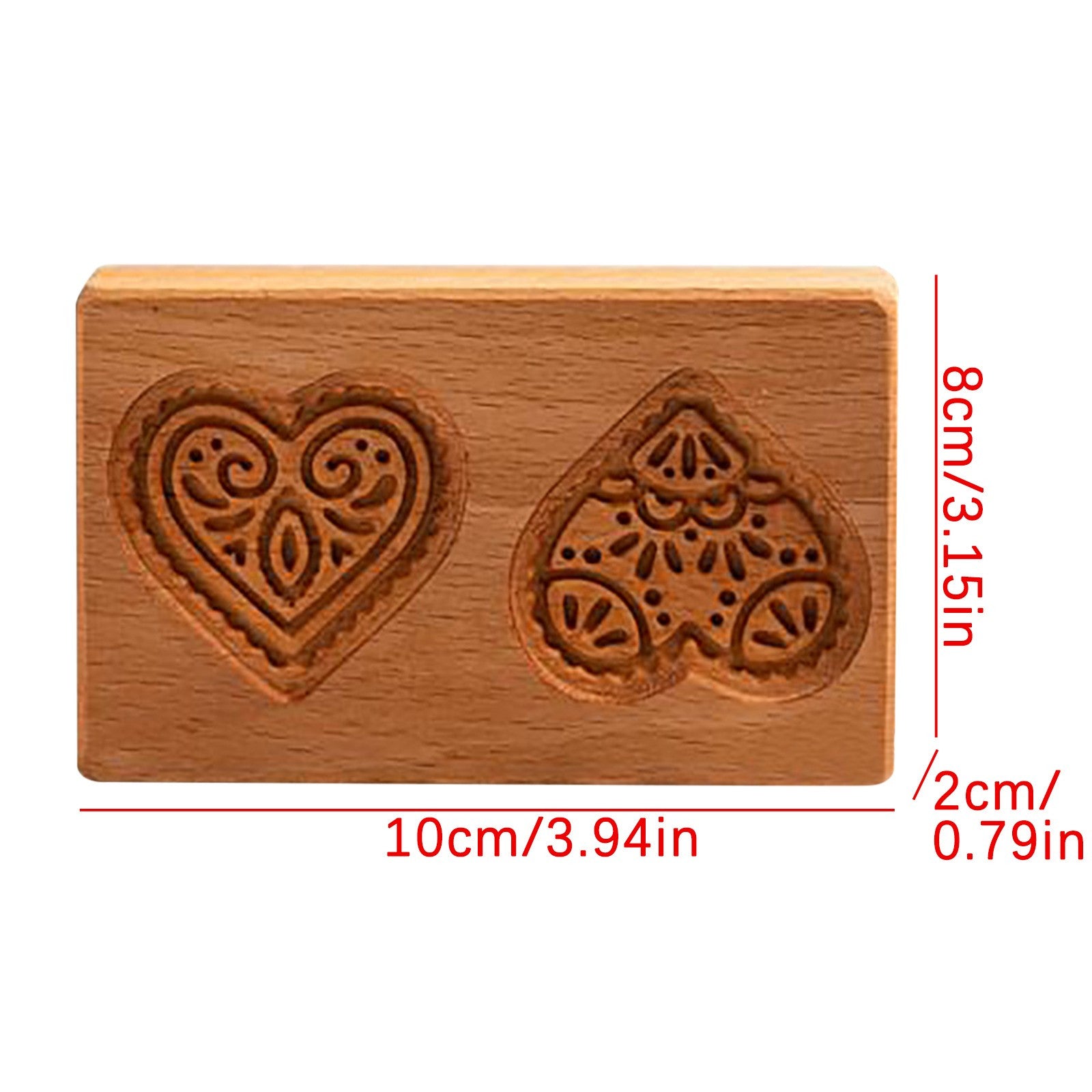 Wooden Cookie Mold Cutter